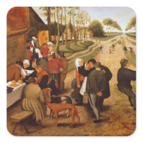 A Flemish Kermesse Square Sticker