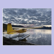 A floatplane in scenic Takahula Lake 2 postcards