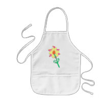 A Flower for Grandma Aprons