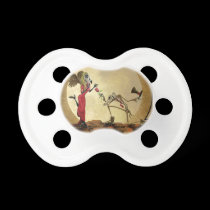 A flower for m'lady pacifiers