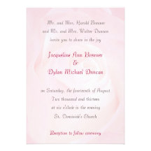 A Flower For My Love Wedding Invitations