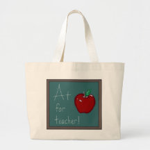 A+ for Teacher Canvas Bags