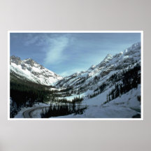 A Frozen  Road Print
