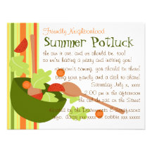 A fun and delicious salad invitations