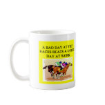 a funny horse player racing joke mugs