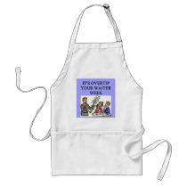 a funny waiter joke apron