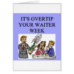 a funny waiter joke cards