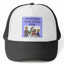 a funny waiter joke hat