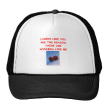 a funny winners and losers joke hats
