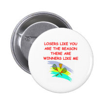 a funny winners and losers joke pin