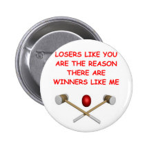 a funny winners and losers joke pinback button