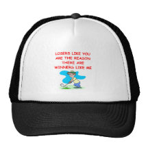 a funny winners and losers joke trucker hats
