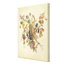 A garden textile design, from 'Oeuvre contenant un Canvas Prints