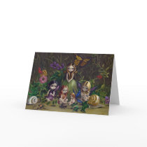 "A Gathering of Faeries" Greeting Card