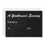 , A Gentlemen's Evening, To be held on, at  ... Announcements