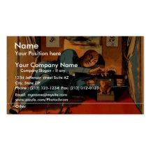 A Genuine Opiu Joint, 'E.W.WOOD' Retro Theatre Business Card Templates
