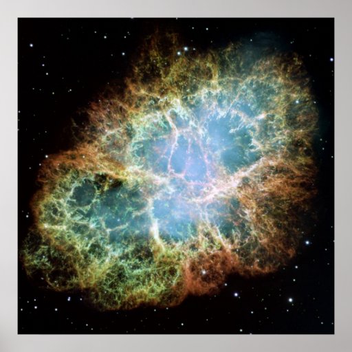 A Giant Hubble Mosaic of the Crab Nebula Print