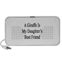 A Giraffe Is My Daughter's Best Friend iPhone Speaker