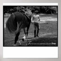 A Girl and her Horse Posters