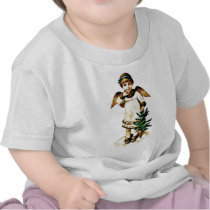 A girl dresses like an angel catching christmas tr t-shirts