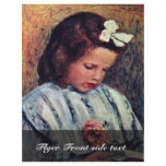 A Girl Reading By Pierre-Auguste Renoir flyers
