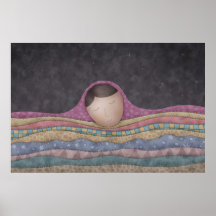 A Girl Under A Thousand Blankets Print