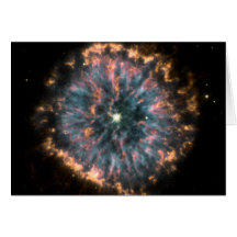 A Glowing Celestial Eye, Known As NGC6751 Greeting Cards
