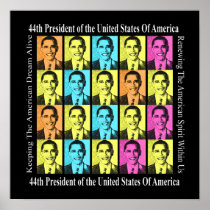 A GREAT FACE OF OBAMA POSTERS