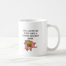 a great hockey mom design mugs