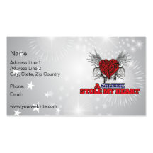 A Greek Stole my Heart Business Card Templates