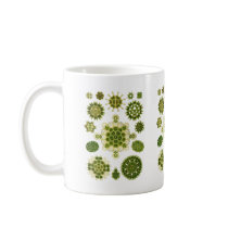 A Green Algae Coffee Mugs