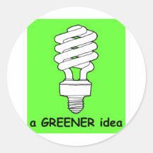 A Greener Idea Sticker
