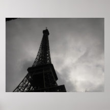 A Grim Eiffel Tower Posters