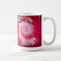A groovy splash of pinks coffee mug