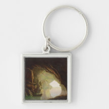 A Grotto in the Gulf of Salerno, Sunset, c.1780-1 Key Chains