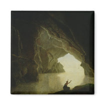 A Grotto in the Gulf of Salernum Fridge Magnet