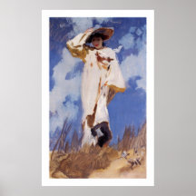 A Gust of Wind by John Singer Sargent Print