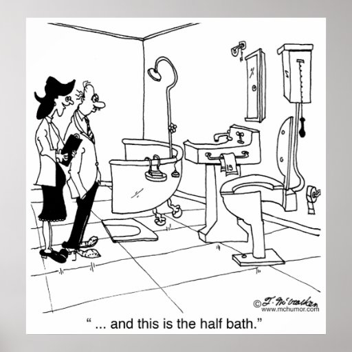 A Half Bath Poster