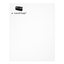 A Handbag? Customized Letterhead