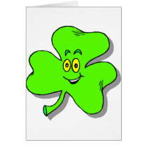 A happy clover graphic cards