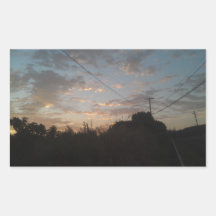 A Hawaiian morning Rectangle Sticker