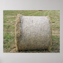 A Hay bale Poster