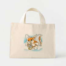 A Heavenly Goldfish! Tote Bags