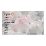 A Hint Of Pink In White Business Cards