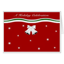 A Holiday Celebration Note Card Invitation
