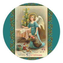 A Holy and Happy Christmas Angel Cards, Stickers