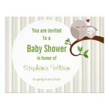 A Hoot Of A Baby Shower Owls Invitation