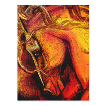 A Horse of a Different Coloer Post Card