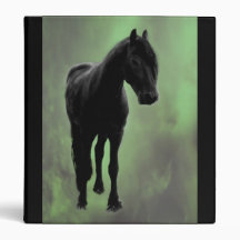 A horses tranquillity vinyl binder