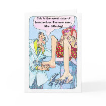 A Humourous Get Well Card Hammertoes